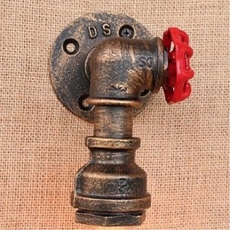 Nostalgie Einfache Wasserpfeife Dekorative Kleine Wandleuchte Wandleuchte