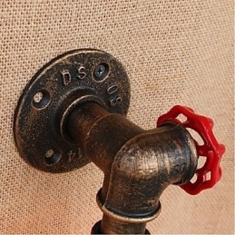 Nostalgie Einfache Wasserpfeife Dekorative Kleine Wandleuchte Wandleuchte