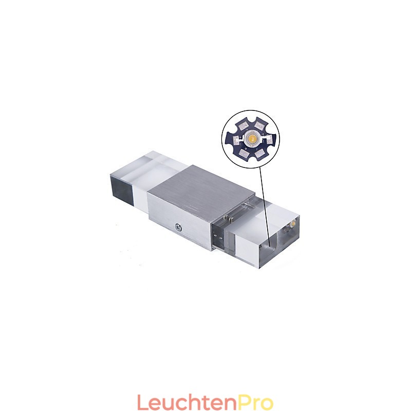 6 Leuchtstoffröhrenfassungen, moderne zeitgenössische glänzende Funktion für Umgebungslicht, Wandleuchten, Wandleuchte