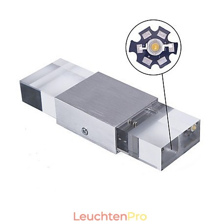 6 Leuchtstoffröhrenfassungen, moderne zeitgenössische glänzende Funktion für Umgebungslicht, Wandleuchten, Wandleuchte