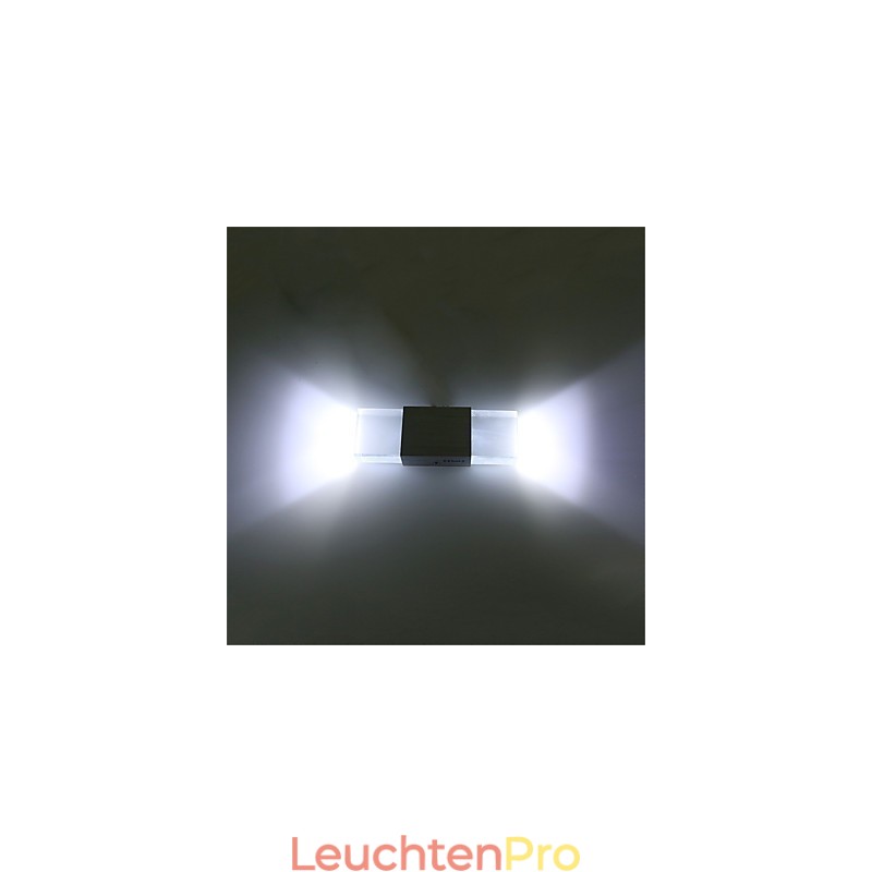 6 Leuchtstoffröhrenfassungen, moderne zeitgenössische glänzende Funktion für Umgebungslicht, Wandleuchten, Wandleuchte