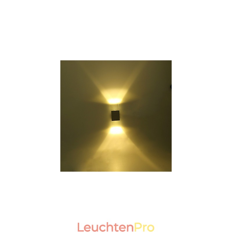 6 Leuchtstoffröhrenfassungen, moderne zeitgenössische glänzende Funktion für Umgebungslicht, Wandleuchten, Wandleuchte