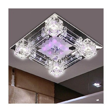 Moderne zeitgenössische Kristall galvanisierte Glas Flush Mount Moderne zeitgenössische Kristall galvanisierte Glas Flush Mount