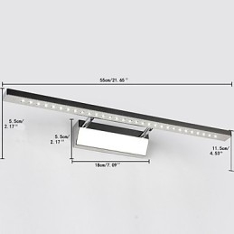Moderne zeitgenössische galvanisierte Funktion für Downlight Badezimmerbeleuchtung Wandleuchte