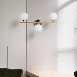 Glas-Wandleuchte, moderne zeitgenössische Bronze-Funktion für Mini-Stil Uplight Wandleuchten Wandleuchte