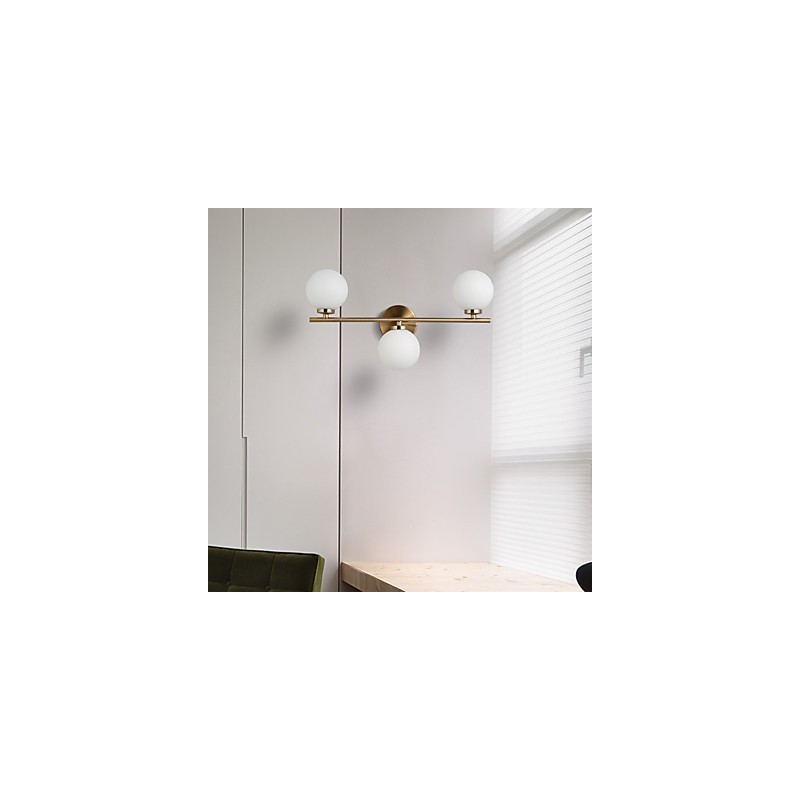 Glas-Wandleuchte, moderne zeitgenössische Bronze-Funktion für Mini-Stil Uplight Wandleuchten Wandleuchte