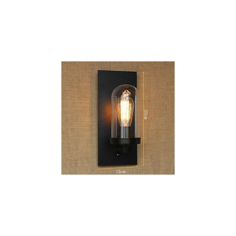 Kreative moderne minimalistische Restaurant Bar Amerikanischen land gang treppen Edison wand