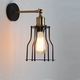 Loft vintage Wand Lichter Industrie Edison Mode Einfachheit Wandleuchten Metall Basis Kappe