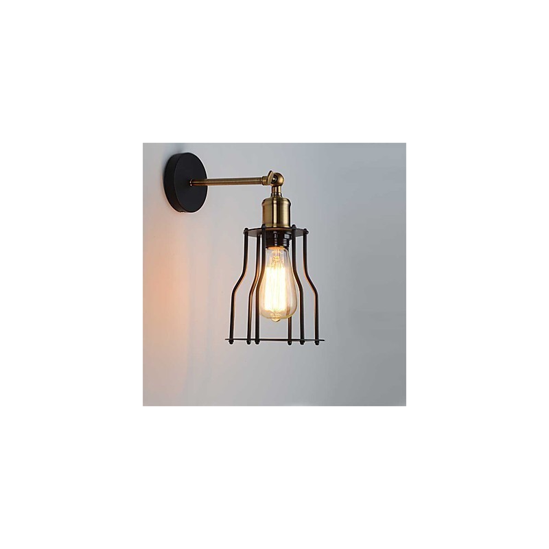 Loft vintage Wand Lichter Industrie Edison Mode Einfachheit Wandleuchten Metall Basis Kappe