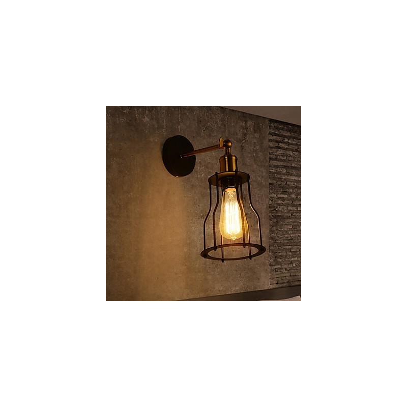 Loft vintage Wand Lichter Industrie Edison Mode Einfachheit Wandleuchten Metall Basis Kappe