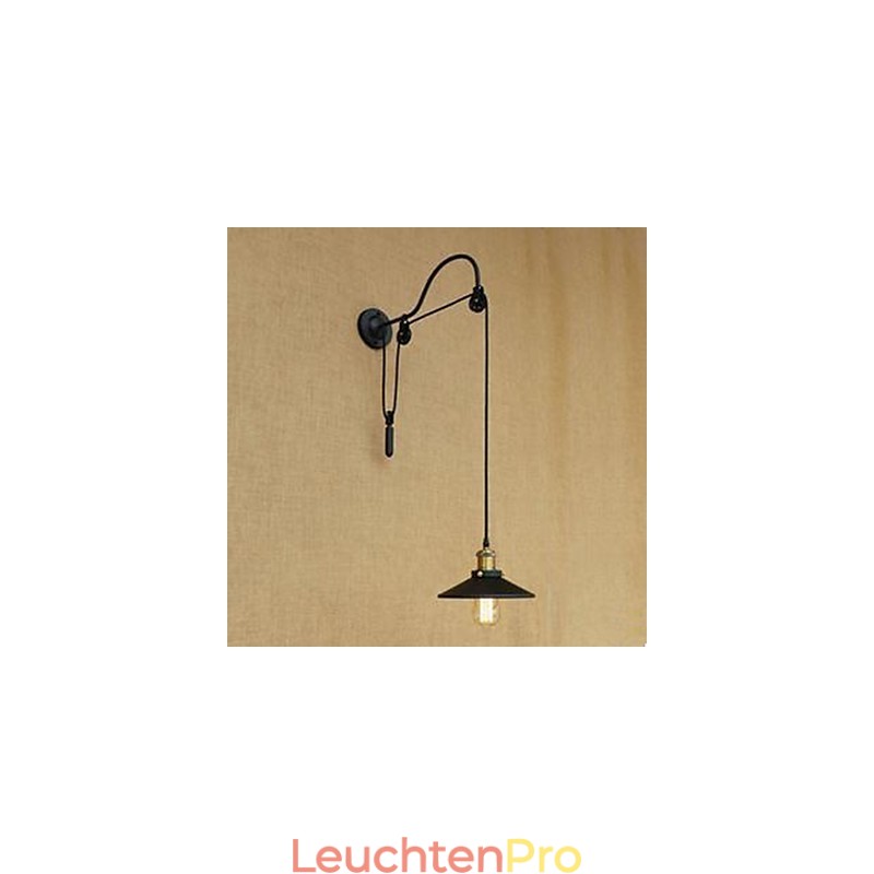 Heben Esszimmer Wand Lampe Mit Einstellbarer Gewinde Länge Von Retro Kreative Charakter Schlafzimmer Wand Lampe Eisen