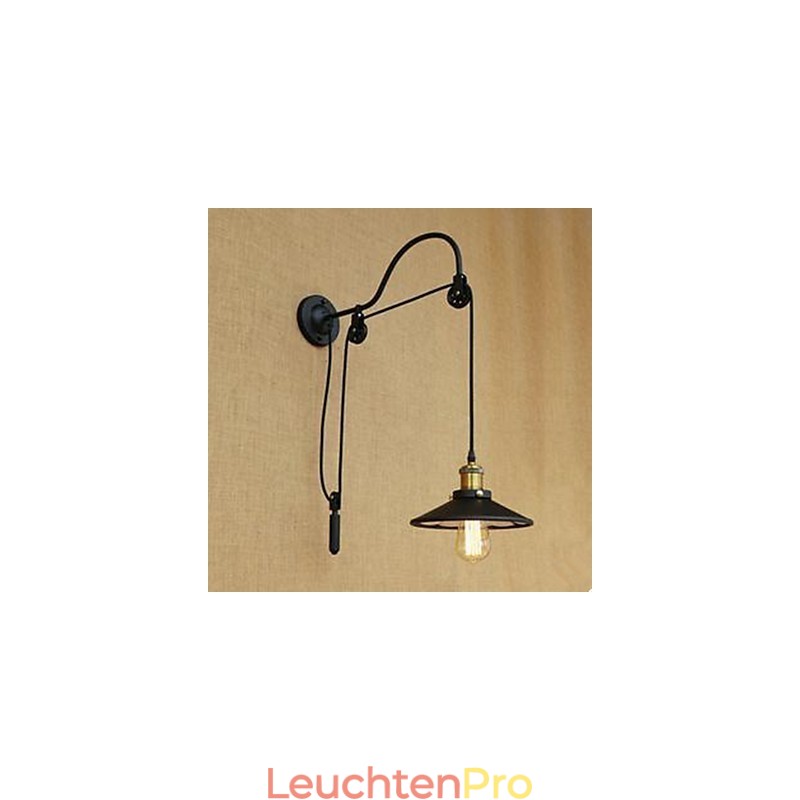 Heben Esszimmer Wand Lampe Mit Einstellbarer Gewinde Länge Von Retro Kreative Charakter Schlafzimmer Wand Lampe Eisen