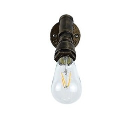 Wandleuchte Wandleuchten Wand Eisen Wandlampe dumm schwarz Lichtschwert Lampe an der Wand