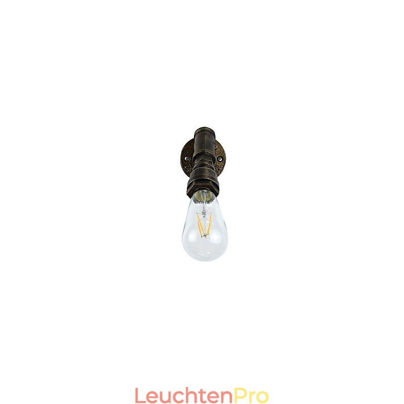 Wandleuchte Wandleuchten Wand Eisen Wandlampe dumm schwarz Lichtschwert Lampe an der Wand