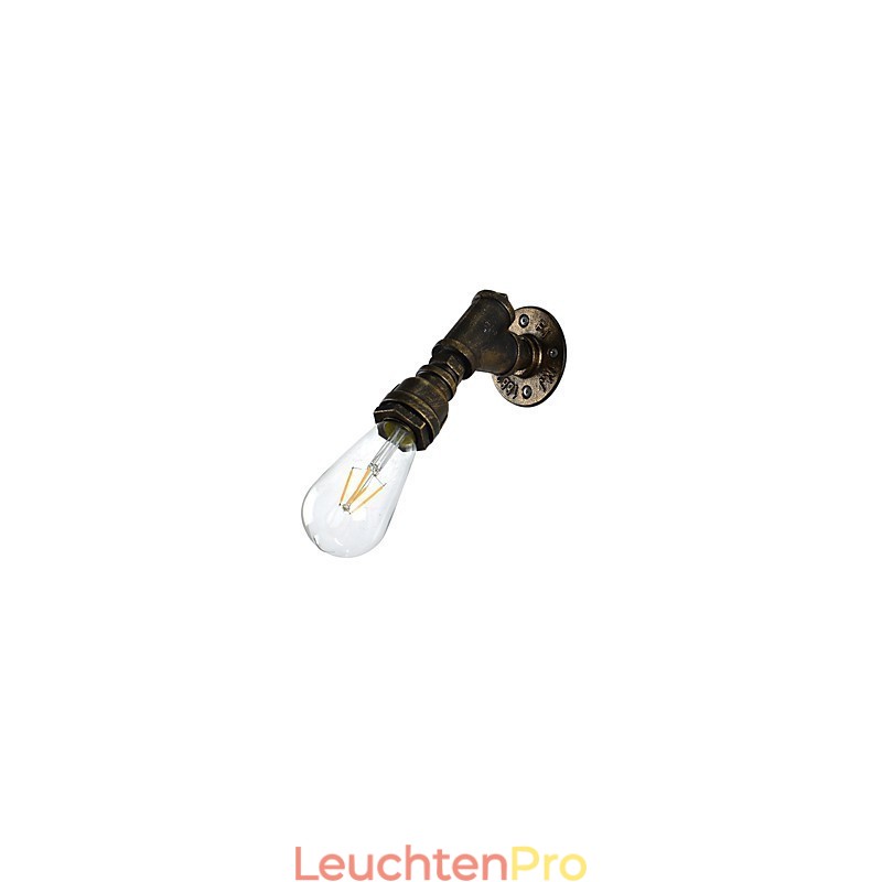 Wandleuchte Wandleuchten Wand Eisen Wandlampe dumm schwarz Lichtschwert Lampe an der Wand
