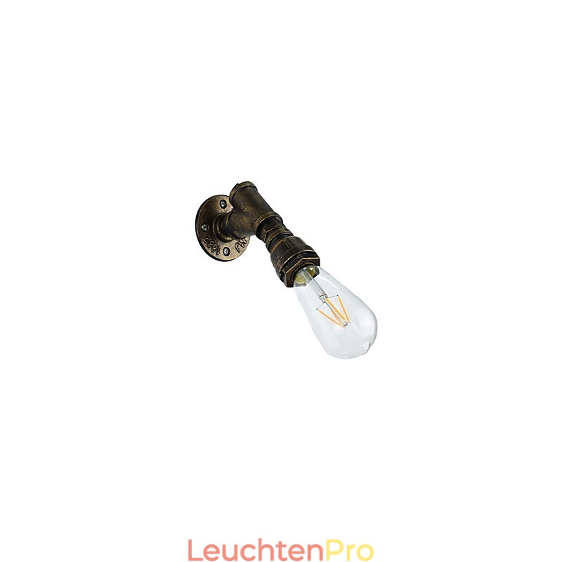 Wandleuchte Wandleuchten Wand Eisen Wandlampe dumm schwarz Lichtschwert Lampe an der Wand