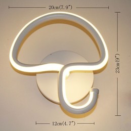 Moderne minimalistische Lampe Schlafzimmer Nachttischlampe Flure Hotel Projektbeleuchtung Aluminium kreisförmige Wandleuchte