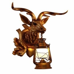 Modernes, zeitgenössisches, traditionelles, klassisches, rustikales Lodge-Gemälde für Umgebungslicht im Mini-Stil