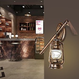 Rustikale Lodge Malerei Feature für Mini-Stil Uplight Wandleuchten Wandleuchte C