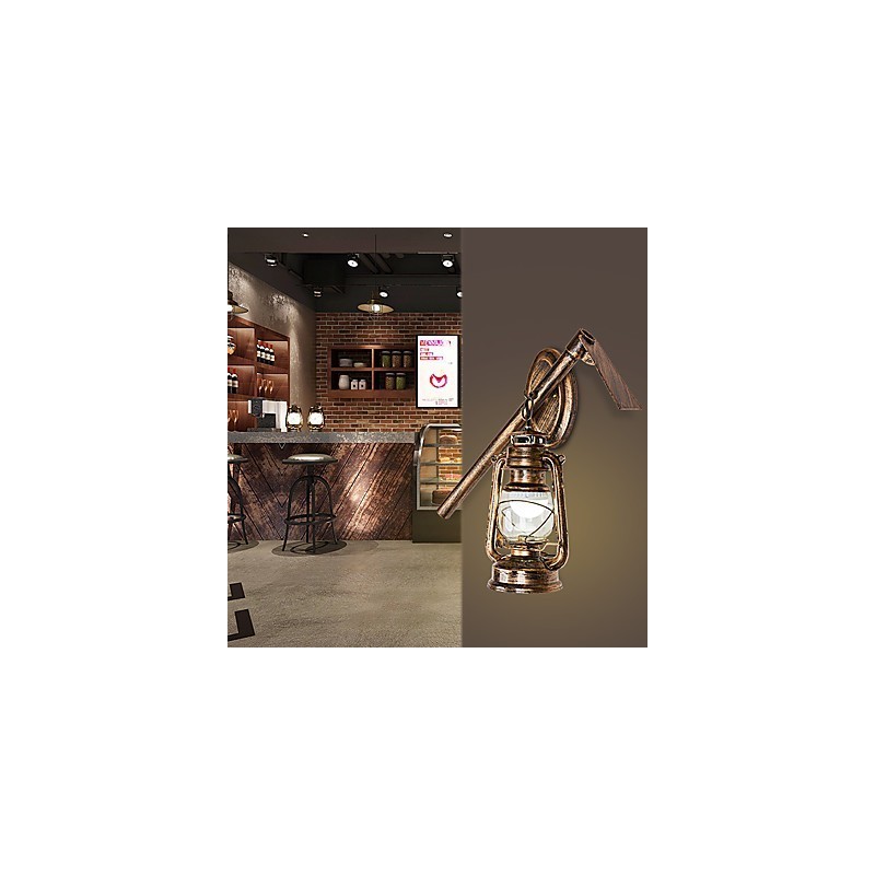 Rustikale Lodge Malerei Feature für Mini-Stil Uplight Wandleuchten Wandleuchte C