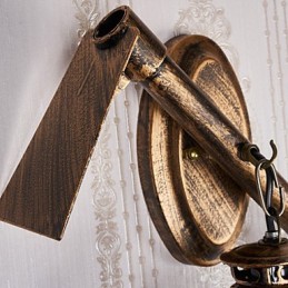 Rustikale Lodge Malerei Feature für Mini-Stil Uplight Wandleuchten Wandleuchte C