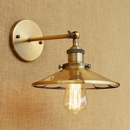 Rustikale Lodge Country Retro Galvanisierte Funktion für Mini-Stil Ambient Light Wandleuchten