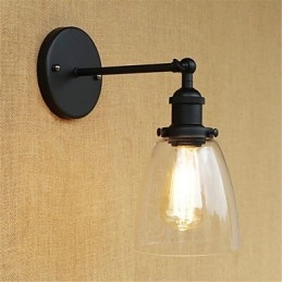 Country-Retro-Malerei-Funktion für Mini-Stil Augenschutz Umgebungslicht Wandleuchten