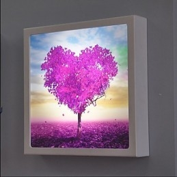 Integrierte moderne zeitgenössische moderne zeitgenössische Malerei-Funktion für Ambient Light Wandleuchten