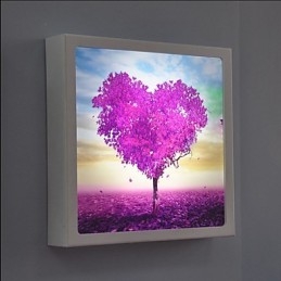 Integrierte moderne zeitgenössische moderne zeitgenössische Malerei-Funktion für Ambient Light Wandleuchten