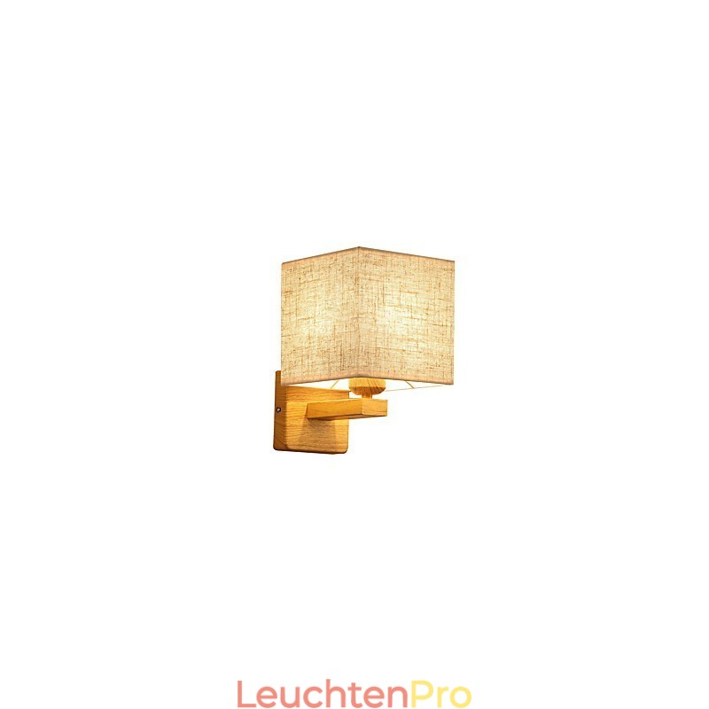 Minimalistische Massivholz Tischlampe Nachttischlampe