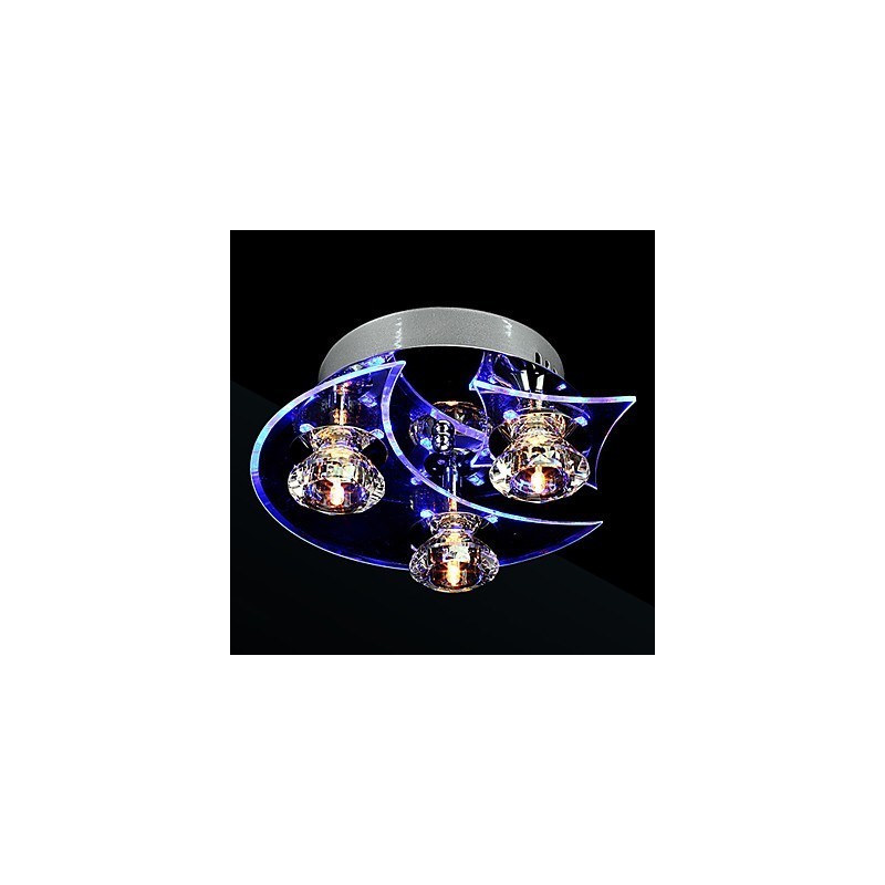 Chandelier Modern Crystal Living 3 Lights