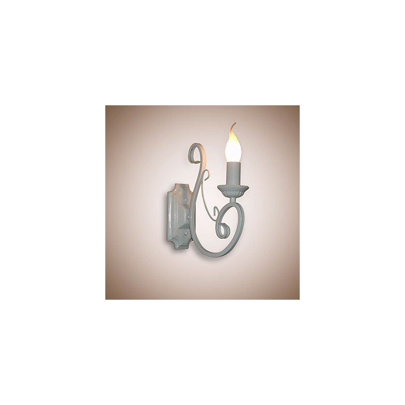 Kerzenlampe Nachttischlampe Wandlampe Eisenkorridor Kreative Pastorale Spiegellampe