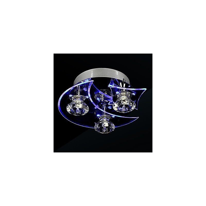 Chandelier Modern Crystal Living 3 Lights