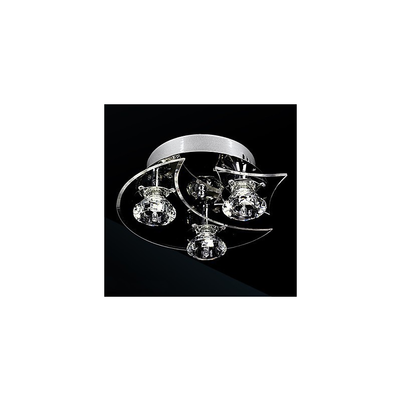 Chandelier Modern Crystal Living 3 Lights