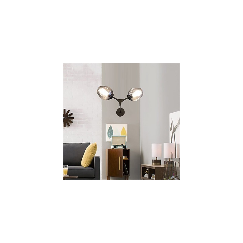 Rustikale Lodge Vintage Country Retro Malerei Funktion für Mini-Stil Umgebungslicht Wandleuchten Wandleuchte