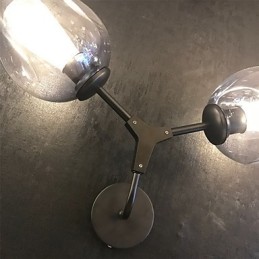 Rustikale Lodge Vintage Country Retro Malerei Funktion für Mini-Stil Umgebungslicht Wandleuchten Wandleuchte