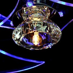 Chandelier Modern Crystal Living 3 Lights