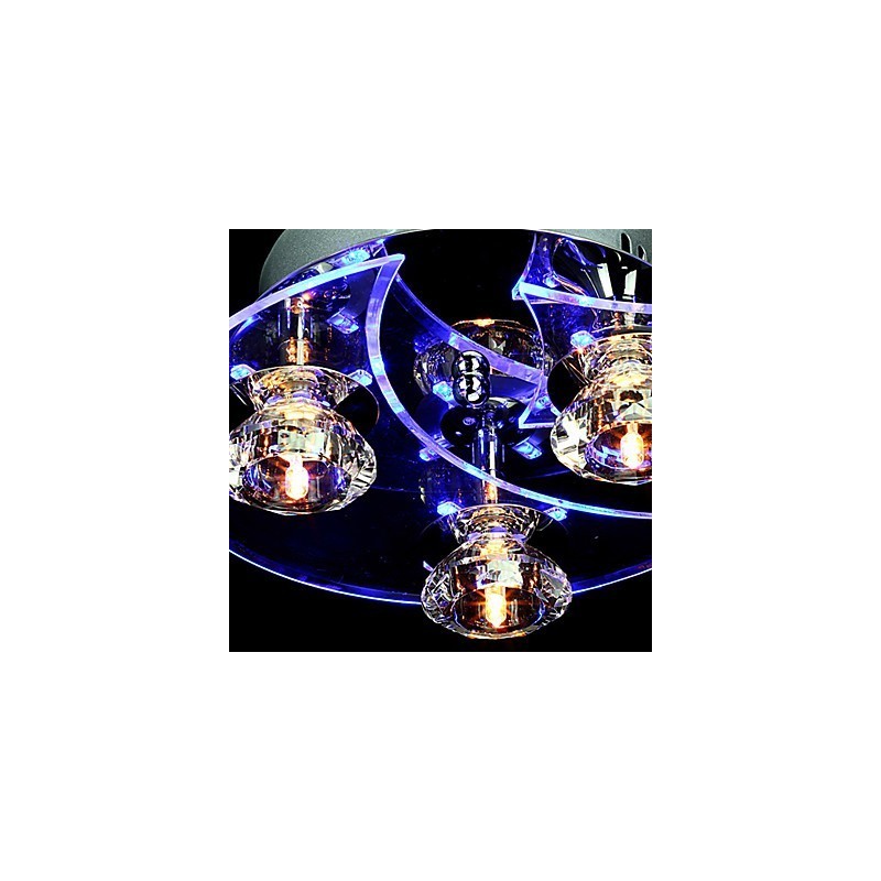 Chandelier Modern Crystal Living 3 Lights