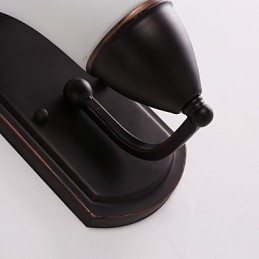 Rustic Lodge Wandleuchter mit schwarzem Oxid-Finish, Funktion zum Schutz der Augen, Umgebungslicht