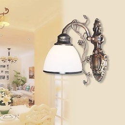 Einfache amerikanische Wandlampe Nachttischlampe Wohnzimmer dekorative Lampe Schmiedeeisen europäischen Stil kreative Wandlampe