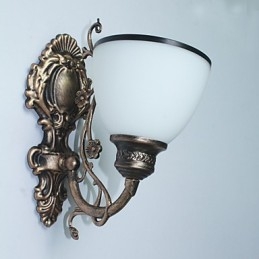 Einfache amerikanische Wandlampe Nachttischlampe Wohnzimmer dekorative Lampe Schmiedeeisen europäischen Stil kreative Wandlampe