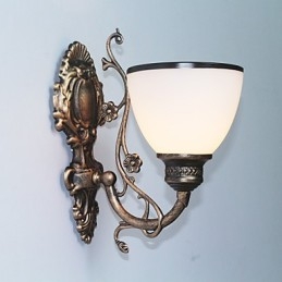Einfache amerikanische Wandlampe Nachttischlampe Wohnzimmer dekorative Lampe Schmiedeeisen europäischen Stil kreative Wandlampe
