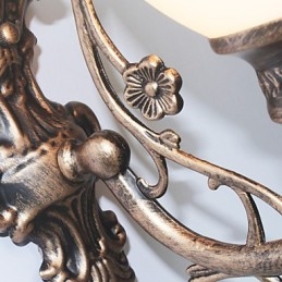 Einfache amerikanische Wandlampe Nachttischlampe Wohnzimmer dekorative Lampe Schmiedeeisen europäischen Stil kreative Wandlampe