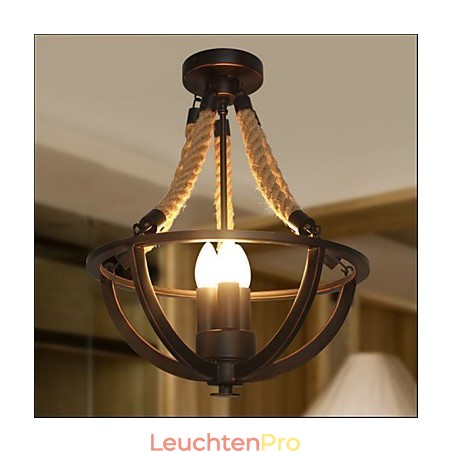 Amerikanische Decke Retro Seil einfache Lampe Amerikanische Decke Retro Seil einfache Lampe