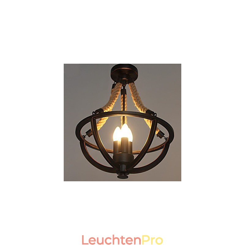 Amerikanische Decke Retro Seil einfache Lampe