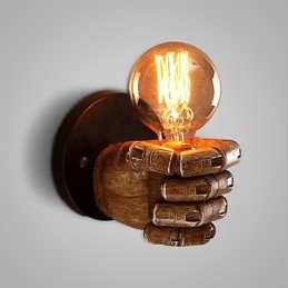 Loft Industrielle Cafe Wandlampe Harz Wandlampe Lodge Antik Vintage Retro Malerei Funktion für Mini Stil Umgebungslicht Wandleuchten Wandleuchte