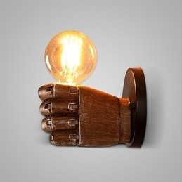 Loft Industrielle Cafe Wandlampe Harz Wandlampe Lodge Antik Vintage Retro Malerei Funktion für Mini Stil Umgebungslicht Wandleuchten Wandleuchte