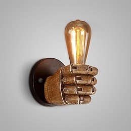 Loft Industrielle Cafe Wandlampe Harz Wandlampe Lodge Antik Vintage Retro Malerei Funktion für Mini Stil Umgebungslicht Wandleuchten Wandleuchte