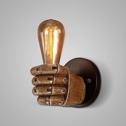 Loft Industrielle Cafe Wandlampe Harz Wandlampe Lodge Antik Vintage Retro Malerei Funktion für Mini Stil Umgebungslicht Wandleuchten Wandleuchte