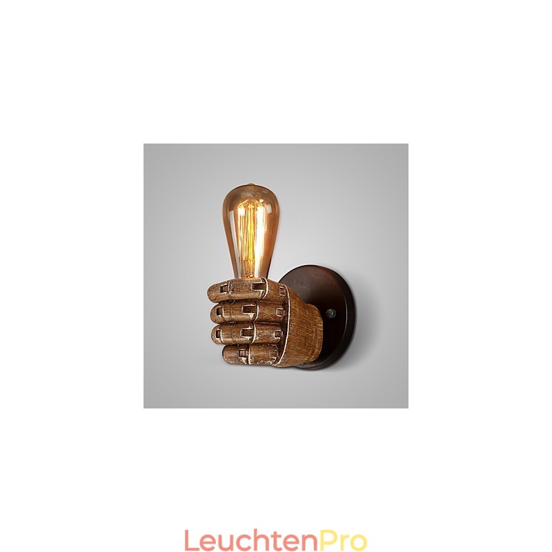 Loft Industrielle Cafe Wandlampe Harz Wandlampe Lodge Antik Vintage Retro Malerei Funktion für Mini Stil Umgebungslicht Wandleuchten Wandleuchte